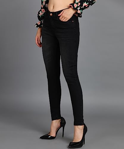 Image of Urbano Fashion Women's Skinny Fit High Rise Jeans