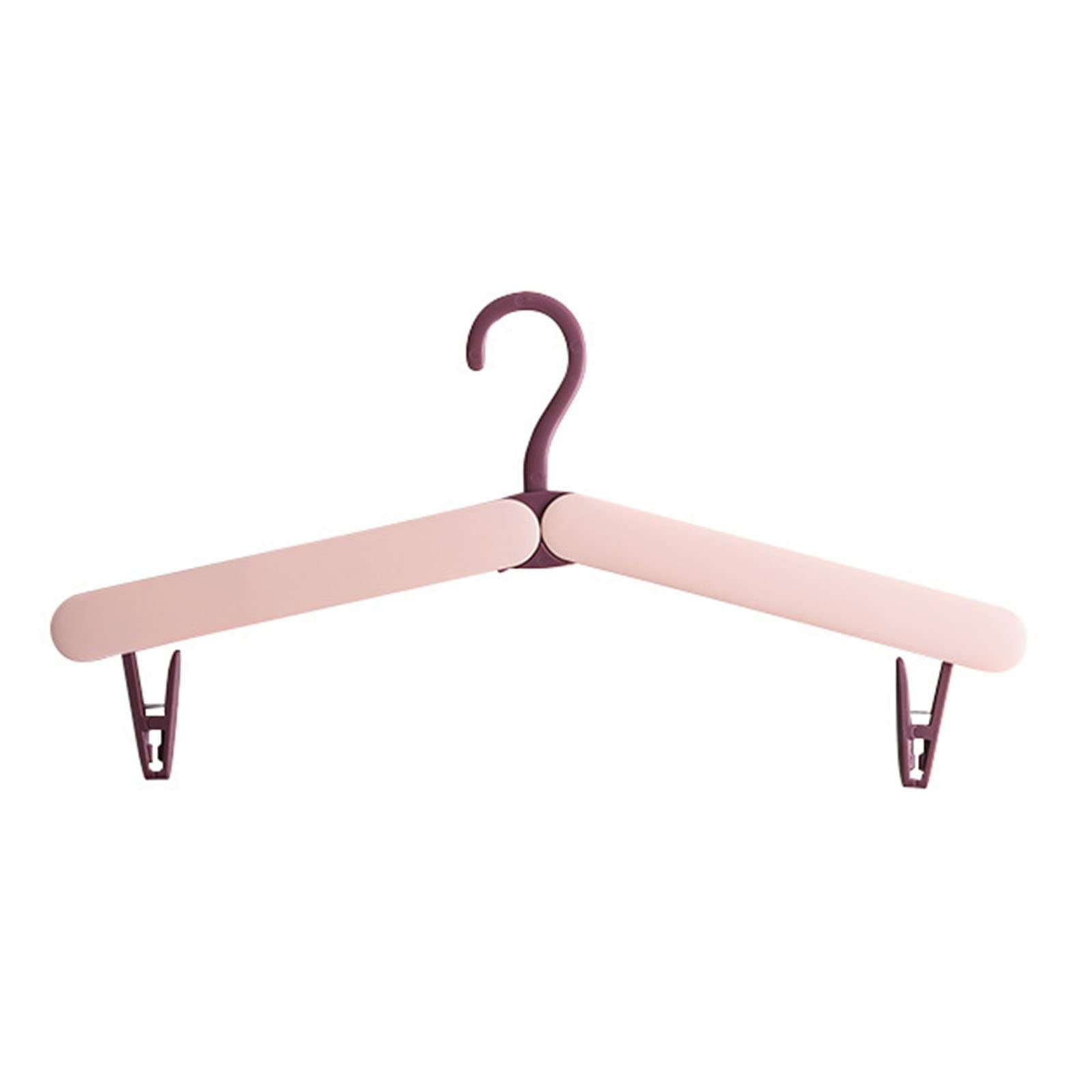 Socks Underwear Drying Clip Travel Folding Hanger Portable Does not take up Space ( Color : Pink )