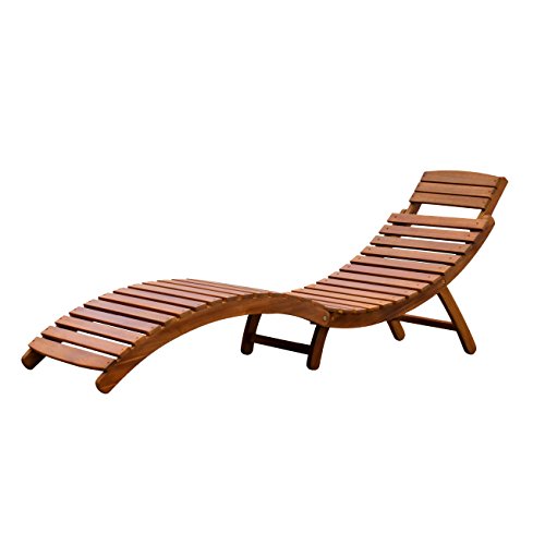 Merry Garden Curved Folding Chaise Lounger #TOP9