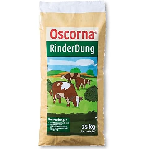 Oscorna RinderDung 25 kg pelletiert Universaldünger Gemüsedünger Blumendünger Cover