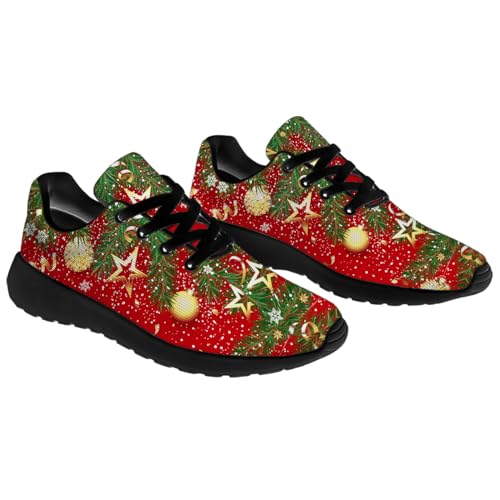 Christmas Shoes for Men Women Tennis Shoes Lightweight Tennis Walking Sneakers Gifts for Women Men4