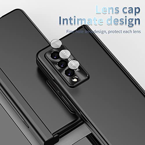 Évitez les bris d'écran sur Samsung Z Fold 4 grâce à cet étui noir avec verre - 6