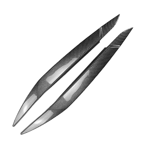 Sourcils de phare BMW X6 E71 E72 X5M E70 cache paupière noir carbone
