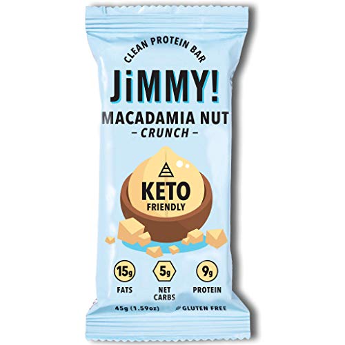 Jimmy! Keto Bar, Delicious Protein Snack for Keto Diet, High Fats - 15g