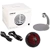Shure MV5 Digital Condenser Microphone with USB and Lightning Cables - Black with Red Foam