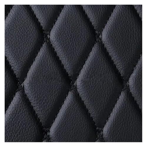 Tapis de sol voiture cuir artificiel Toyota Highlander 7 places tapis auto noir