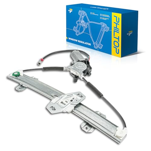 Image of PHILTOP Front Right Passenger Side Power Window Regulator and Motor Assembly Compatible with 1998-2002 Honda Accord Replaces 741-767,2 Pins