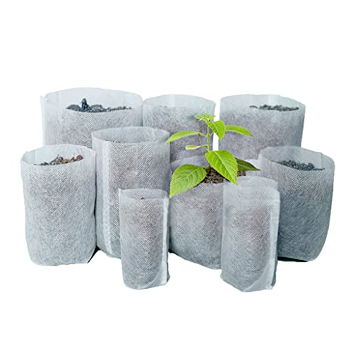 Mejores comprativas On-line Macetas biodegradables huerto de esta semana. 37 FIDALIKA 100 Unids Biodegradable Non-Woven Garders Bag Bolsas, Bolsas De Semillero De La Bolsa De Tela Bolsas De Plantación Ecológicas (Color : 12x18cm (100pcs))
