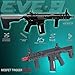 KWA Electric Airsoft Gun, EVE-9 Full Automatic AEG Rifle, VPS Gearbox, MOSFET Trigger Compatible, Polymer Ronin Design with 120 Round Magazine (KO Series AEG2.5+)