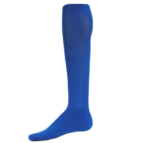 Unique Sports Red Lion Florescent Patriot Knee Hi Socks (9-11, Neon Blue)