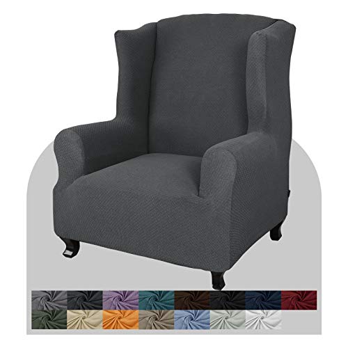JIVINER Super Stretch Sofa Slipcover Wingback Chair