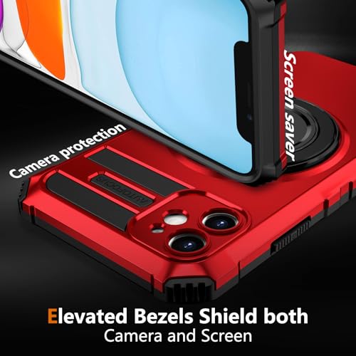 Funda iPhone 11 para evitar caídas con soporte magnético YOUULAR 2