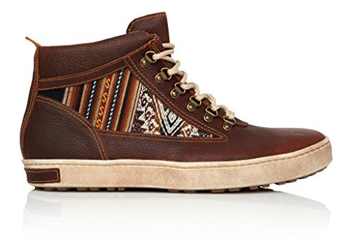 Inkkas - Brown Leather Camping Boot - Handcrafted Artisan Women's & Men's Rugged and Durable Leather Shoes2