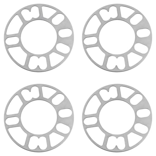 Entretoises de roue 5mm en aluminium pour entraxe 4x100 5x112 5x120