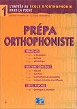 PREPA ORTHOPHONISTE