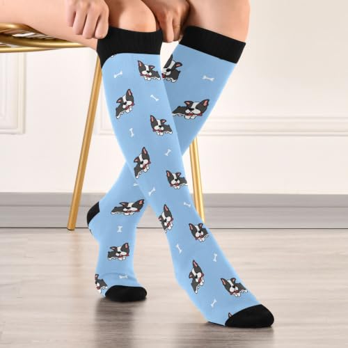 Image of Fisyme Socks for Women Men Warm Comfort Athletic Crew Running Hiking Cycling Compression Socks