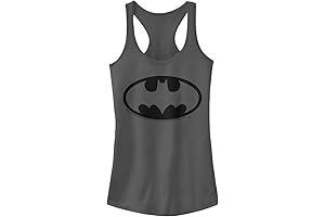 Batman Basic Logo Outline Racerback Tank for Women