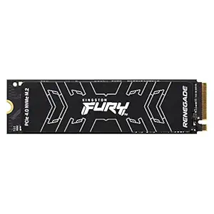 Kingston Fury Renegade 4TB PCIe Gen 4.0 NVMe M.2 Internal Gaming SSD | Up to 7300 MB/s | TLC NAND | SFYRD/4000G, Black