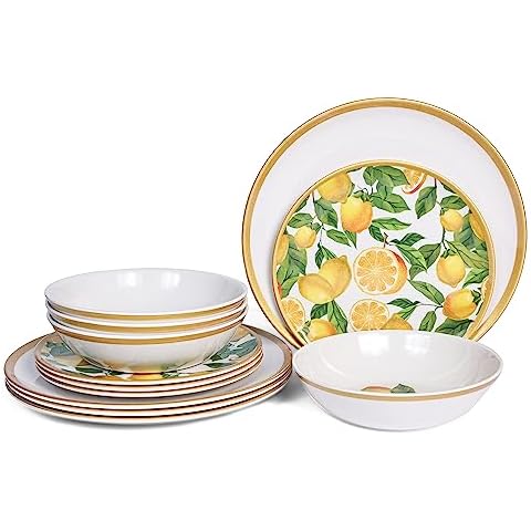 Lechoo Melamine Dinnerware Set Cover