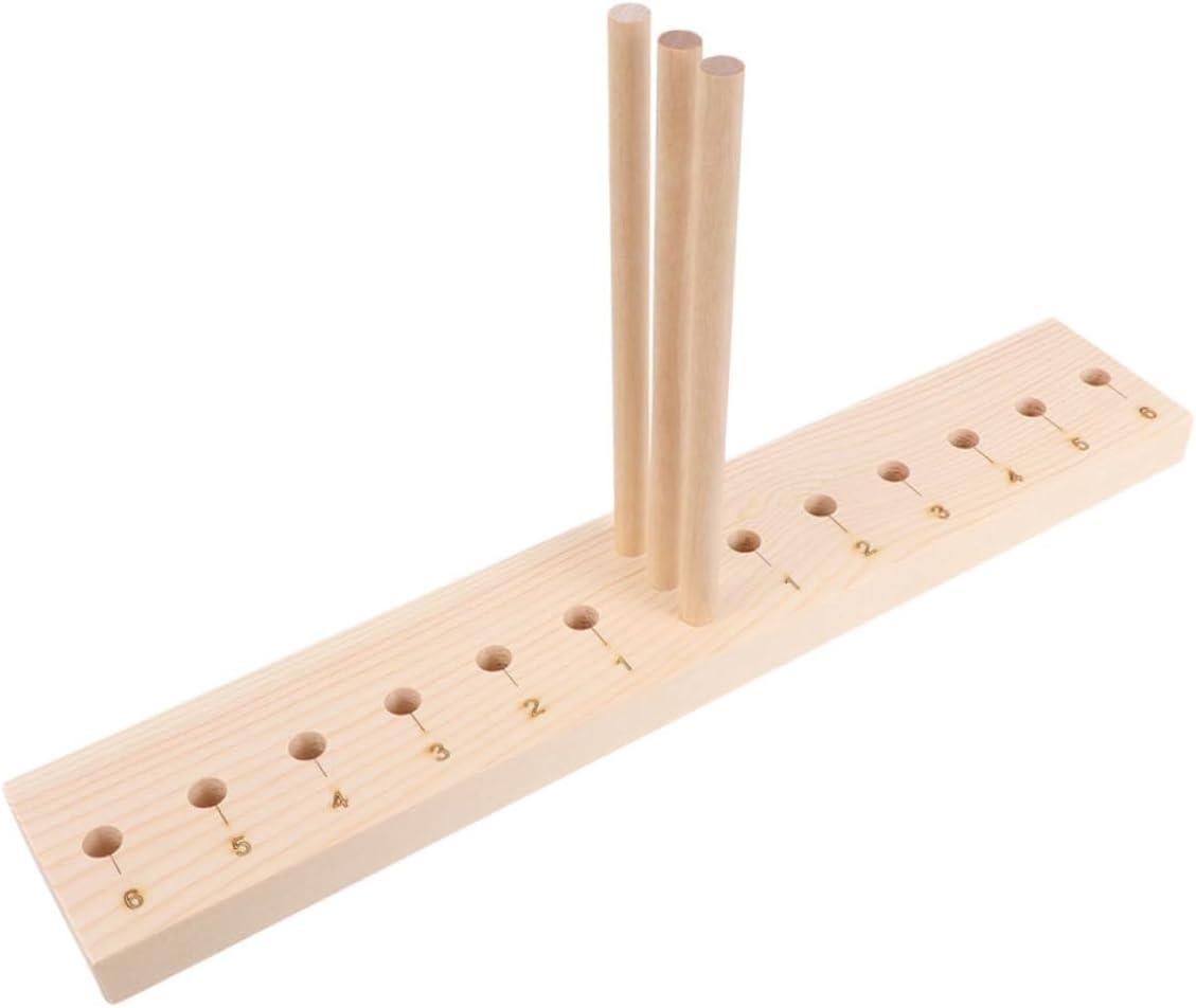SEWACC DIY Wooden Bow Maker Tool for Crafting Ribbon Bows Wreaths and Hair Accessories Sturdy Multiple Ribbon Easy Operation for Holiday Decor and Corsages