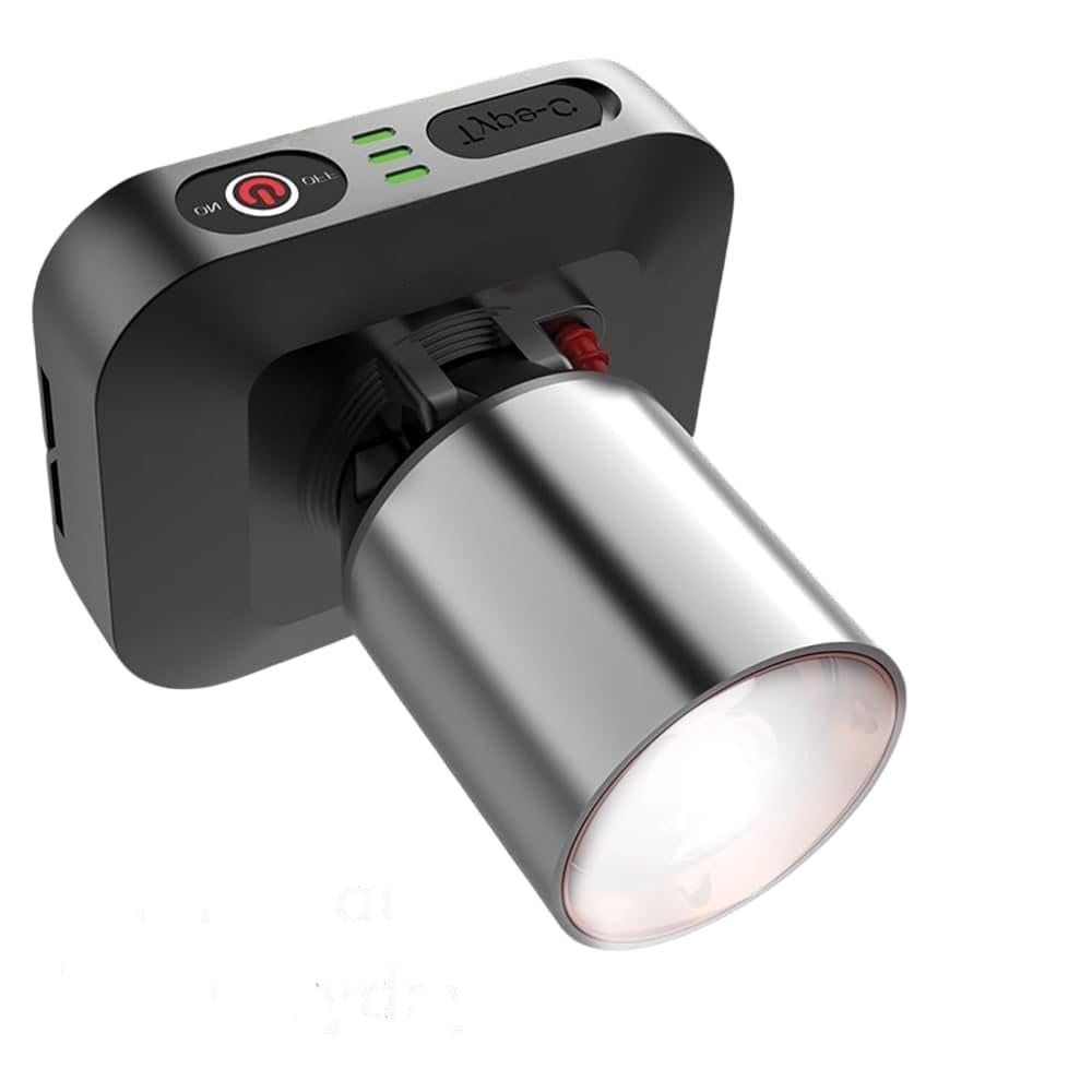 M101 LED Headlamp Rechargeable Torch | 3600mAh Battery | Adjustable Zoom Focus | Aluminium Head Light | High Brightness Flashlight for Outdoor & Work-picture-10