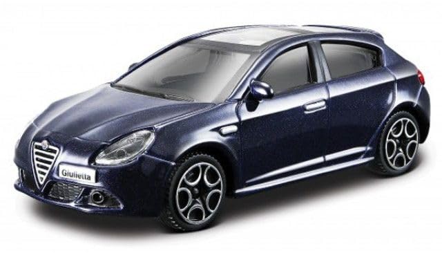BUR 30223B 1:43 Giulietta 2011 - Blue Metallic Car Diecast Model Replica