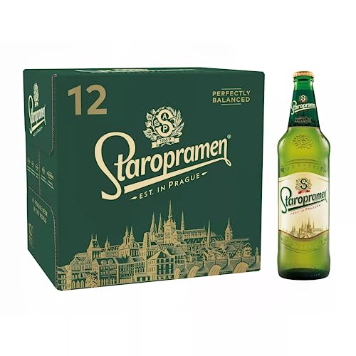 Staropramen Premium Czech Lager Beer 12 x 660 ml (bottles)