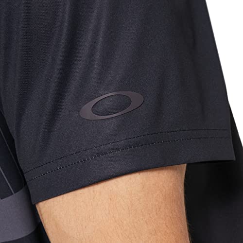 Oakley Men's Top Half Leader Polo, Blackout, Medium #TOP2