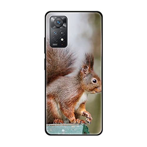 Coque Xiaomi Redmi Note 11E Pro antichoc fine silicone TPU motif Écureuil