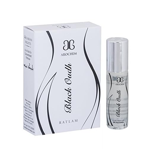 Arochem 'Black Oudh' Apparel Concentrated Perfume Free From Alochol - 6 Ml