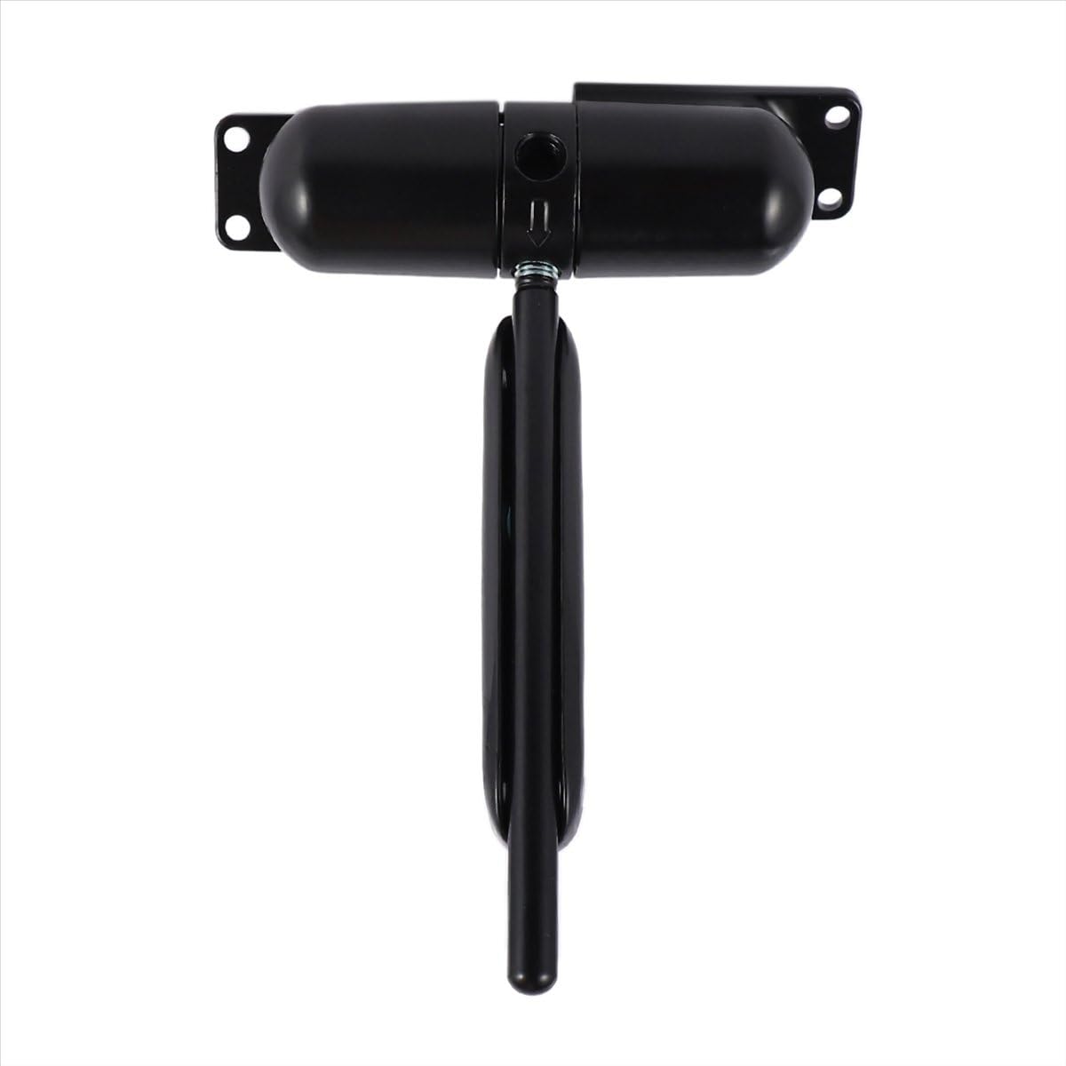 QLHbro 1 Set 20-70Kgs Black Adjustable Mounted Spring Door Closer Automatic Fire Rated