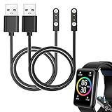 smaate Smart Watch Cable Chargers Compatible with KEEPONFIT FUIDBO3 IDB03 1.57” VERYFIT APP Fitness Tracker Smart Watch, 2-Pack