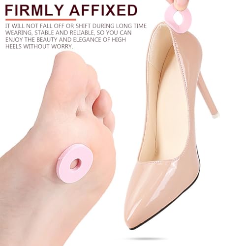 UPIQNG 12 Sheet Corn Cushions Foam Callus Cushions Pad Round Self-Adhesive Corn Cushions Soft Corn Pads Callus Protection Sticker Pain Relief Cushions Foot Care Supplies