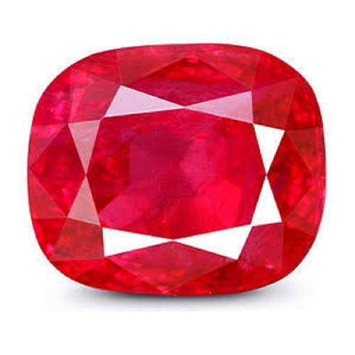 Idée cadeau rubis naturel 3,25 carats manik stone monté en argent sterling
