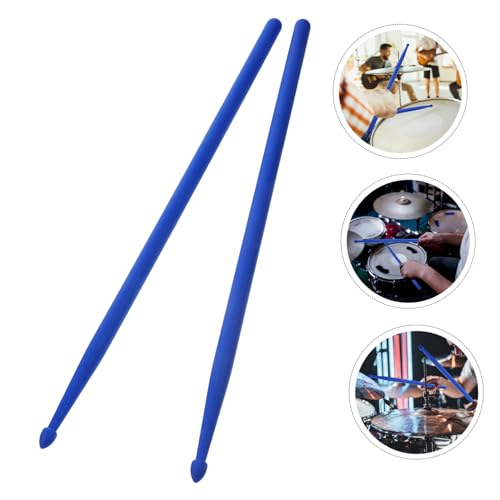 Baquetas Yardwe 5A de nailon antideslizantes para batería electrónica, práctica y actuación, 1 par miniatura 6