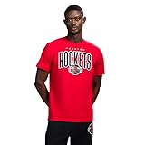 Game 7 x NBA Officially Licensed Men's Graphic Short Sleeve Lightweight Crew Neck Cotton T-Shirt, Houston Rockets, L, Red