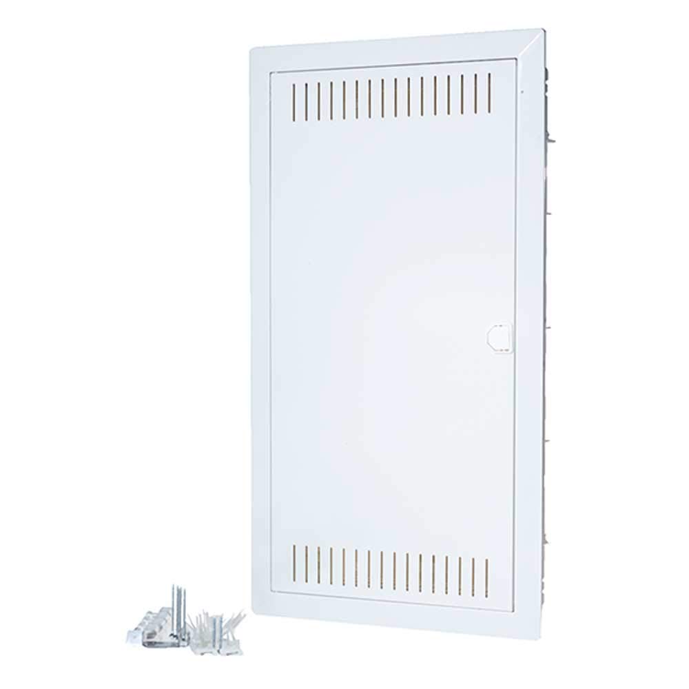 Protec.class PUPHWV 56-4K Unterputz-/Hohlwand-Kommunikationsverteiler, 4-reihig, HxBxT 775x365x88 mm, weiß (05104808)