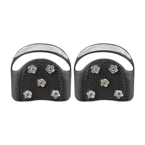 RNXRZANK Crampons for Ice Climbing with Steel And Snow Spikes for Winter Hiking, L 5