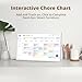 Dragon Touch 24 inch Digital Calendar Chore Chart – Interactive Touchscreen, Smart Family Planner, Hearth Display Desk Digital Calendar Seamless Scheduling