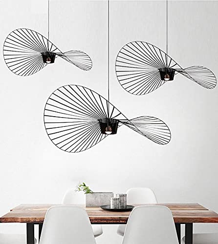 Suspension Vertigo en fibre de verre lustre chapeau moderne 100cm