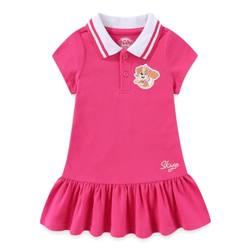 Paw Patrol Nickelodeon Skye Girls Tennis Dress for Toddler and Big Kids Pink