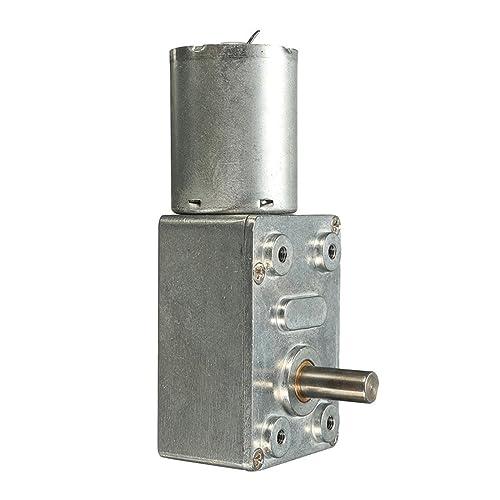 Moteur ver 370 angle droit 12V 0.6 TR/Min à engrenages de précision