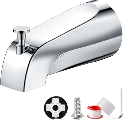 Tub Spout with Diverter,Tub Faucet,Bathroom Bathtub Faucet Compatible with American Standard 8888026.002,Fits 1/2 Inch Copper Water Tube (5/8 Dia) Using 5/32 Hex Wrench
