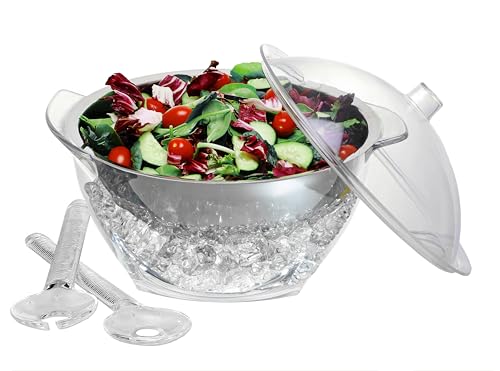 Prodyne BOWL, ICED Salad-4 Qt, Off-white