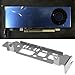 Micro Traders 2X Computer Graphics Card Low Profile Bracket Compatible with AMD Radeon Pro WX2100 WX3100