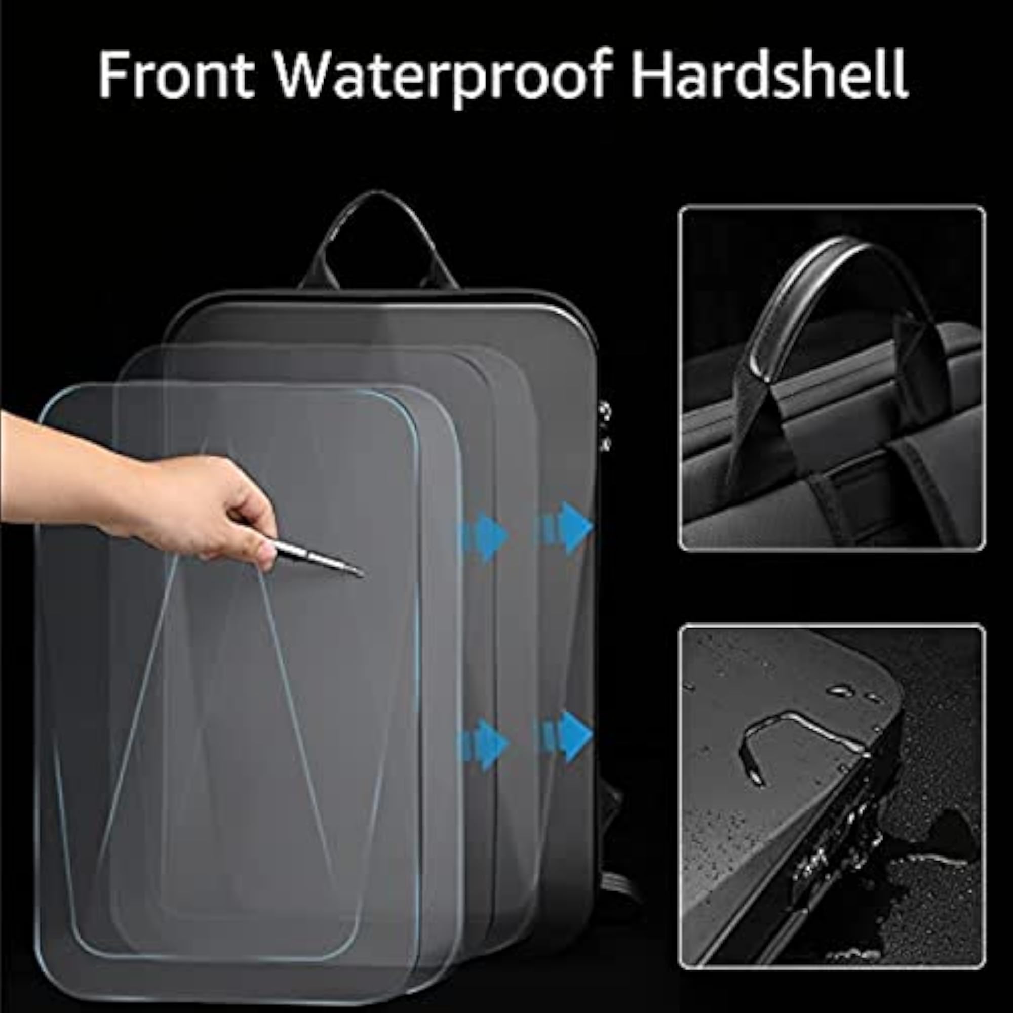 Business Travel Backpack with USB Charging Port