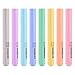 MOACC Eye Protected Highlighters, Light-color Large Capacity High Lighters, Chisel Tip Assorted Colors, 8-Count