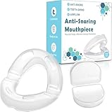 Schnarchstopper, Leicht Anti-Schnarch Schiene, Gegen Schnarchen Stopper | 180 Grad Frontöffnung | Effektive Anti Snoring Protrusionsschiene, Schnarchschiene Männer Frauen Für Nacht(1 Pack Weiß)