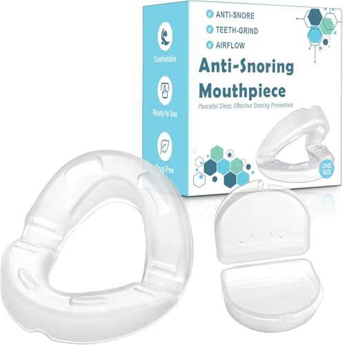 Schnarchstopper, Leicht Anti-Schnarch Schiene, Gegen Schnarchen Stopper | 180 Grad Frontöffnung | Effektive Anti Snoring Protrusionsschiene,...