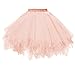 Produktbild Battnot-Damen Tüllrock Kurz Tutu Ballettröckchen Ballkleid Unterrock Mesh Gaze 50er Rockabilly Tanzen Kleider Elegant Gelegenheit Prinzessin, Frauen Qualität Plissee Party Kostüm Womens Skirt Dress